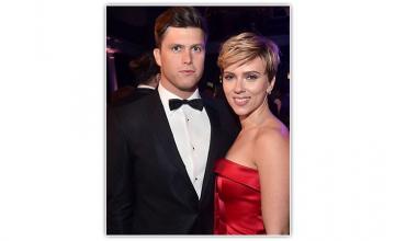 Scarlett Johansson makes first appearance with beau as a couple