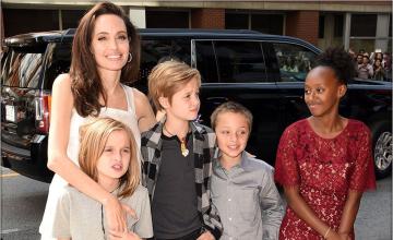 ANGELINA JOLIE Her family’s life now