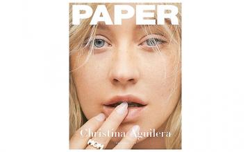 Christina Aguilera goes make-up free on cover of Paper