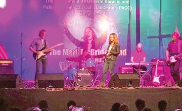 KARACHI GIVES MARY MCBRIDE BAND A WELCOME TO REMEMBER
