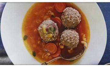 Kufte Bozbash (Azeri meatball soup)