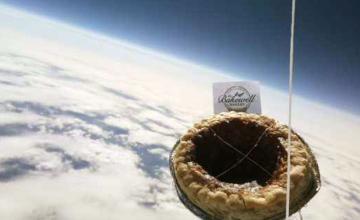 Tart 'lost in space' as primary school pupils lose track of pudding sent into stratosphere