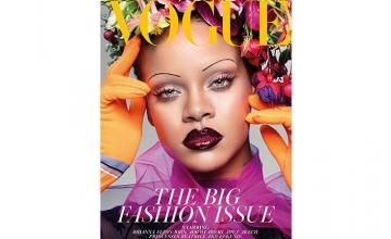 Rihanna Ditches Her Eyebrows for Vogue cover