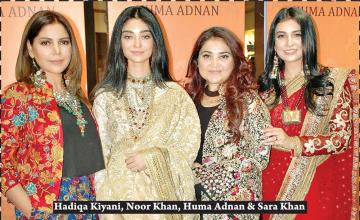 IN A FIRST Huma Adnan opens her bridal studio in Karachi
