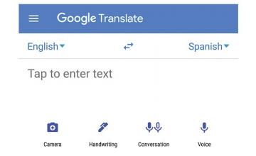 Google Translate with additional new languages