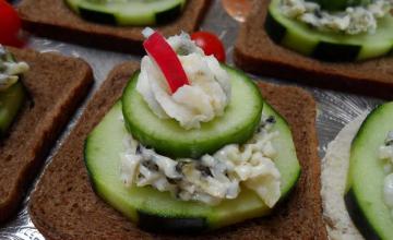 Cucumber Sandwich Appetisers