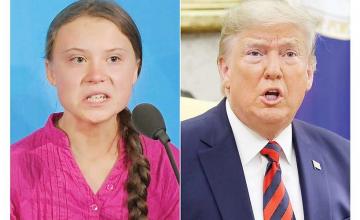 Trump attacks teenage climate activist Greta Thunberg, again!