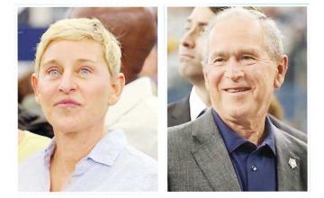 Ellen DeGeneres explains friendship with George Bush