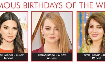 FAMOUS BIRTHDAYS OF THE WEEK