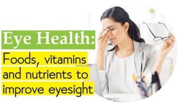 Eye Health: Foods, vitamins and nutrients to improve eyesight