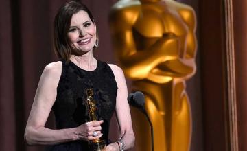 Geena Davis gets honorary Oscar at star-studded event