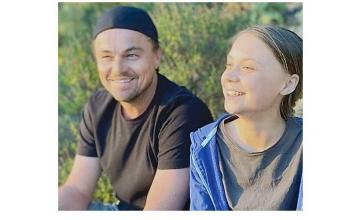Leonardo DiCaprio praises Greta Thunberg as a 'leader of our time' after they meet