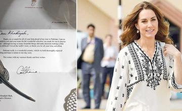 Kate Middleton pens a heartfelt letter to Khadija Shah