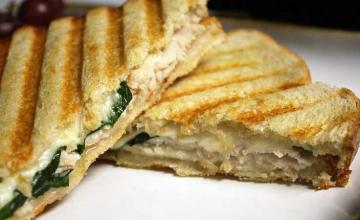 Oprah's Turkey & Cheese Panini Sandwich