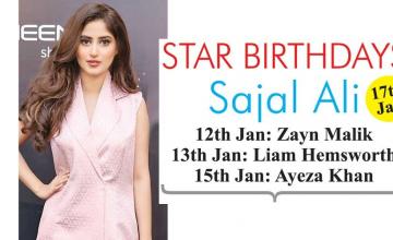 STAR BIRTHDAYS Sajal Ali