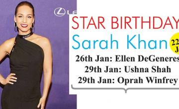 STAR BIRTHDAYS Sarah Khan