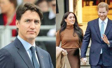 Justin Trudeau “isn’t entirely sure” who will cover Meghan, Harry’s security costs