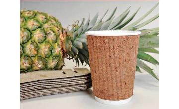 Filipinos create an alternative to plastic cup from pineapple leaves