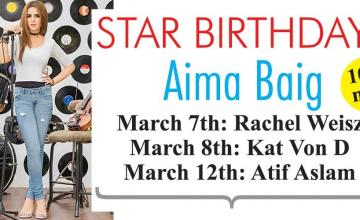 STAR BIRTHDAYS Aima Baig