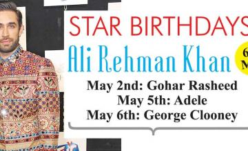 STAR BIRTHDAYS Ali Rehman Khan