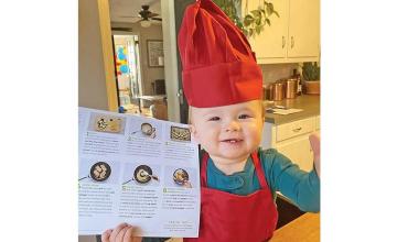 One-year old chef Kobe wins the internet
