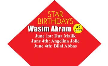 STAR BIRTHDAYS Wasim Akram