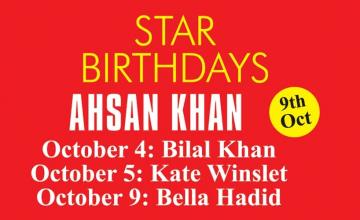 STAR BIRTHDAYS AHSAN KHAN