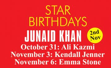 STAR BIRTHDAYS JUNAID KHAN
