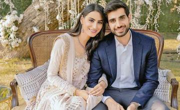 Model Rehmat Ajmal just got engaged in a fairytale ceremony