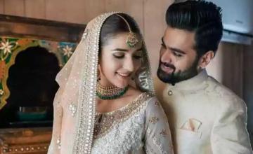 Actress Rabab Hashim got hitched and makes a stunning bride