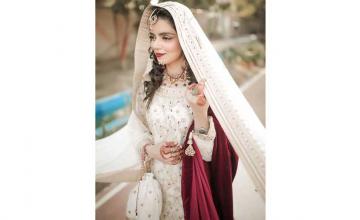 Television actor Srha Asghar got hitched in an intimate nikkah ceremony