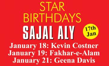 STAR BIRTHDAYS SAJAL ALY