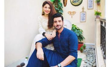 Celebrity couple Hina Altaf and Aagha Ali are all set for their upcoming talk show