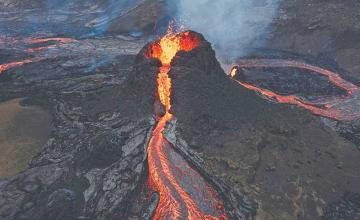 Breathtaking photos of Iceland volcano that's erupting for first time in 6,000 years are doing rounds on the internet
