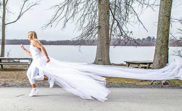 Woman to run 285 miles in a wedding dress to raise awareness for narcissistic domestic abuse