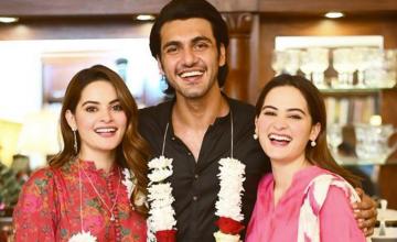Minal Khan and Ahsan Mohsin Ikram are now officially engaged