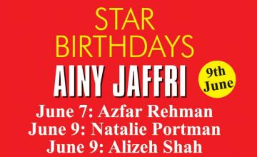 STAR BIRTHDAYS AINY JAFFRI