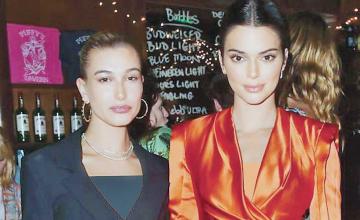 Kendall Jenner and Hailey Bieber’s all glammed up girls' night out