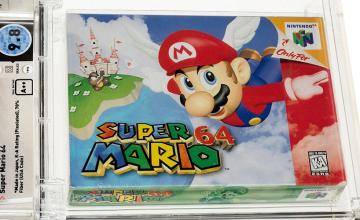 Unopened Super Mario 64 game from 1996 sells at auction for record-breaking $1.56 million