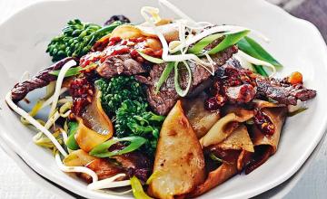 Charred Beef and Rice Noodles