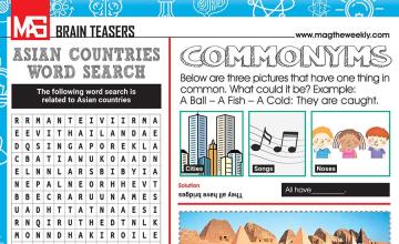 ASIAN COUNTRIES WORD SEARCH
