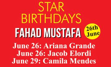 STAR BIRTHDAYS FAHAD MUSTAFA
