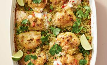 Thai Chicken and Rice Tray Bake