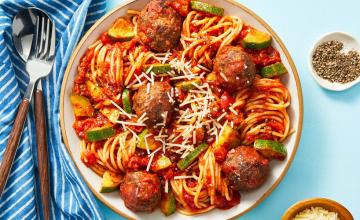 Springtime Spaghetti & Meatballs