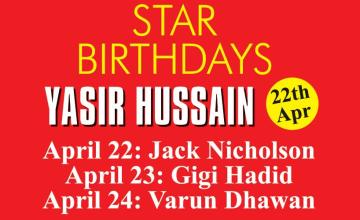 Star Birthdays Yasir Hussain
