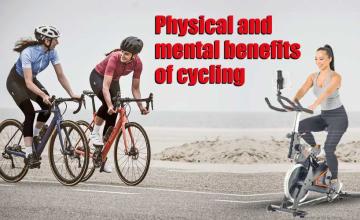 Physical and mental benefits of cycling