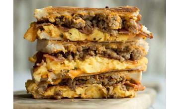 Breakfast Grilled Cheese