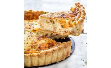 Chicken and Swiss Quiche