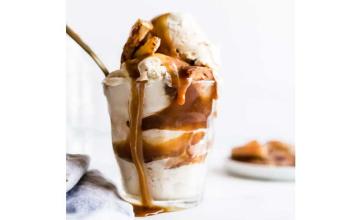 Salted Caramel Apple Sundae