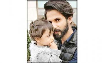 Shahid not happy with daughter being in limelight
